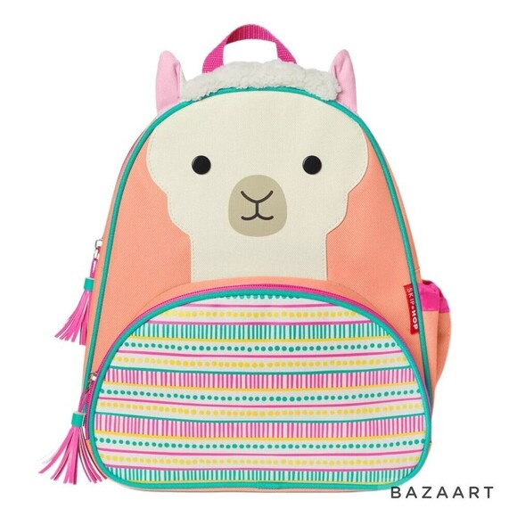 Skip Hop Zoo Little Kid Llama Backpack 3+ - Picture 6 of 6